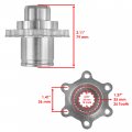 Caltric Rear Differential Drive Shaft Boss Compatible With Yamaha 5km-46212-00-00