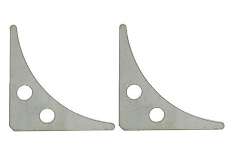 Ruffstuff Specialties R1164 Pair Steel Reinforcement Gusset 4 2 Hole 90-degree