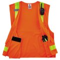 Ergodyne Glowear 8250zhg Class-2 Hi-gloss Surveyors Safety Vest Orange 2xl 3xl 