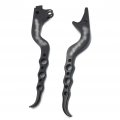 Httmt- Black Billet Brake Clutch Hand Lever Compatible With Suzuk Gsxr1300r Hayabusa 1999-2007a
