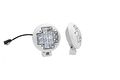 White Thermoplastic 5 Led Spot Beam Fog Light 4d Reflectors Oz-usa Marine Boat Yacht Sailboat Ferry Airboat Tug Fishing Vessels 