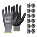 Kaygo Work Gloves Microfoam Nitrile Coated Kg19nb Seamless Knit Nylon Safety With Micro Dots On Palm Ideal For General Purpose 