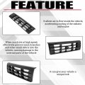 Hecasa Front Grille Compatible With 1992-1997 Ford Bronco F-150 F-250 Hd F-350 Replacement For Fo1200172 F6tz8200aaa 104-01450a