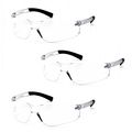 Ztek Bifocal Reader Safety Glasses Clear Lens 2 0 S2510r20 3 Pair Polycarbonate Scratch Resistant Uv Protection 