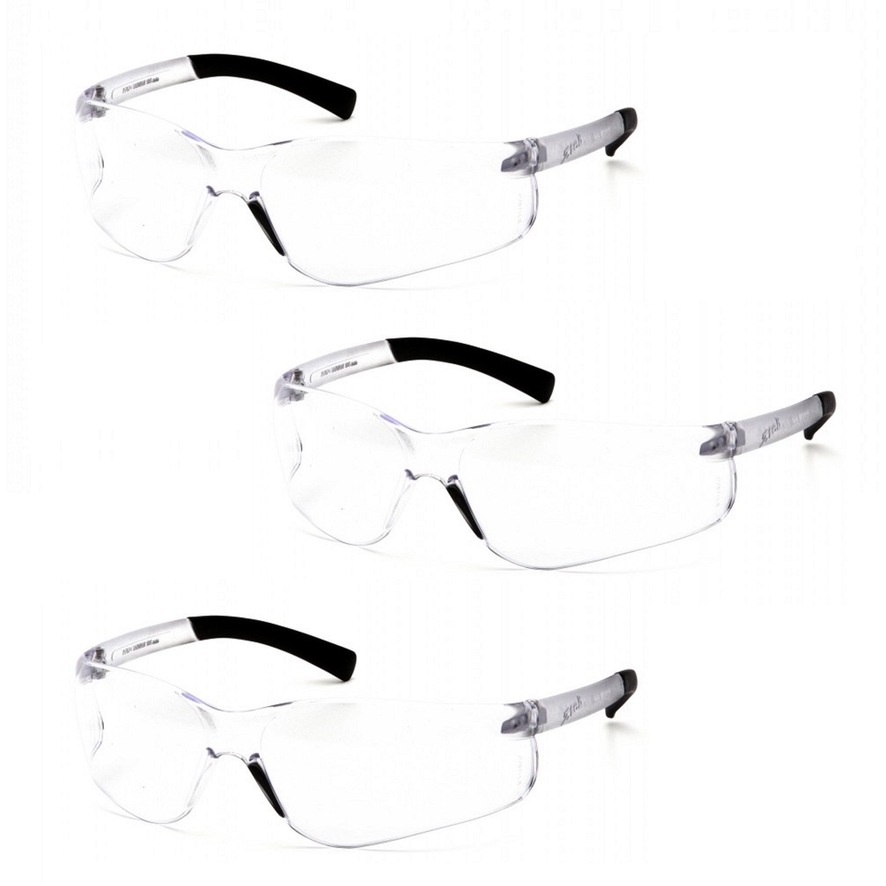 Pyramex Ztek Bifocal Reader Safety Glasses With Clear Lens S2510r20 3