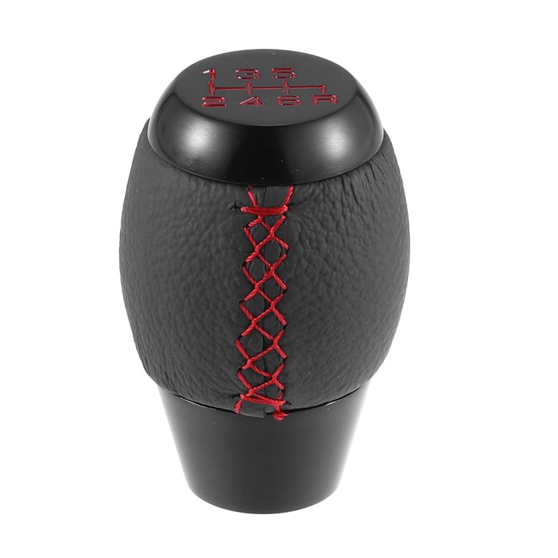 6 Speed Manual Gear Stick Shift Knob Transmission With Dust Cover Lever Shifter Handle For Honda Civic 1992-1995 Black