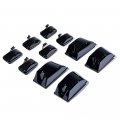 10x Top Side Marker Cab Roof Lamps Abs Housing Smoked Lens Front Rear Bulbs Shell Compatible With 2003-2009 Hummer H2 And 05-09