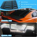 Bonbo Rear Side Window Louver Fits For Dodge Charger 2011-2023 Sxt Gt Rt Scat Pack Scat Widebody Srt Hellcat In Gt Lambo Style