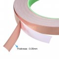 Uxcell Double-sided Conductive Tape Copper Foil Adhesive 4mm 5mm 8mm X 30m 98 4ft For Guitar Emi Shielding Crafts Electrical