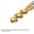 Uxcell M3 M4 M5 M6 M8 Spiral Flute Taps Set Titanium Coated High-speed Steel Machine Thread Metric Screw 5pcs