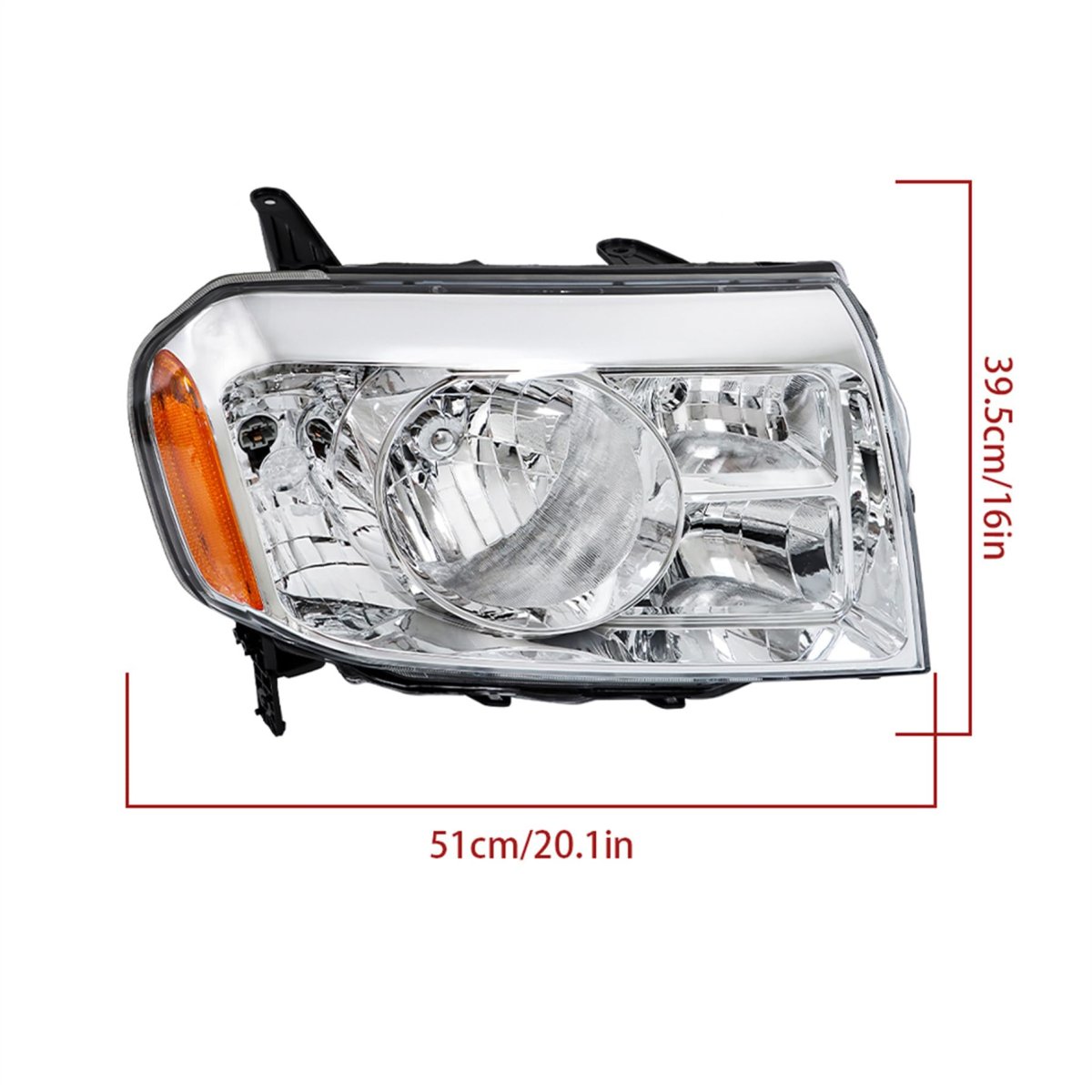 Right Side Headlight Assembly Chrome Housing Replacement For Pilot 2009 2010 2011 33100szaa01 Ho2519125