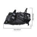 Right Side Headlight Assembly Chrome Housing Replacement For Pilot 2009 2010 2011 33100szaa01 Ho2519125