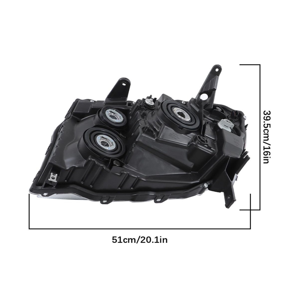 Right Side Headlight Assembly Chrome Housing Replacement For Pilot 2009 2010 2011 33100szaa01 Ho2519125