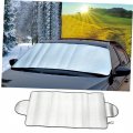 Milisten 2pcs Winter Windshield Cover Car Frost Guard Windshoeld Snow Plate Glass Protector One Sheet Sun Visor