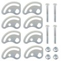 K100026 Front Camber And Alignment Caster Bolt Kit Replacement For 1999-2018 Sierra 1500