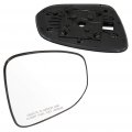 Ocpty Driver Side And Passenger Mirror Glass Metallic Finish Non-heated Replacement For 2013-2018 Toyota Rav4 Chrome