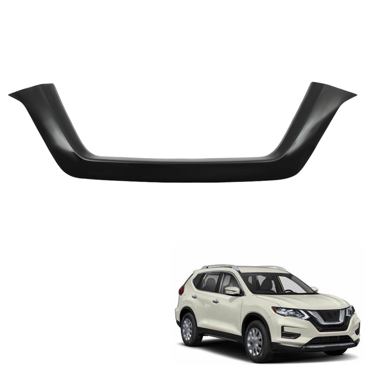 Front Black Bumper Grille Trim Molding Replacement For 2017 2018 2019 2020 Rogue Plastic Direct Grill 622786fl0a