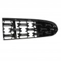 Front Grille Guard Abs 2pcs Glossy Black Grill Mesh Inserts Trims Replacement For Mazda Cxa 5 2022