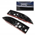 Front Grille Guard Abs 2pcs Glossy Black Grill Mesh Inserts Trims Replacement For Mazda Cxa 5 2022