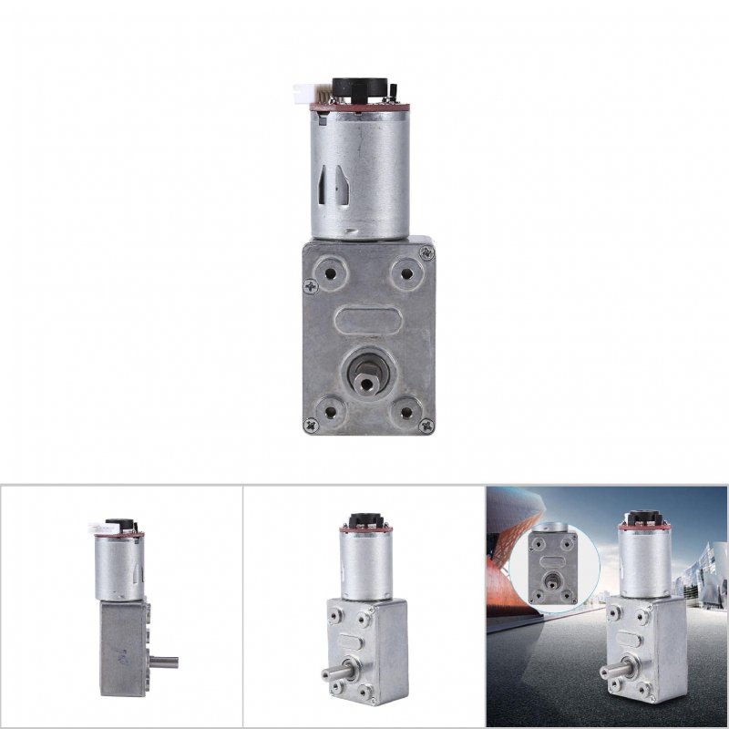 Worm Gear Box 12v Reduction Motor Stable Performance Large Torque With 1 X For A Number Of Installation The Requirement