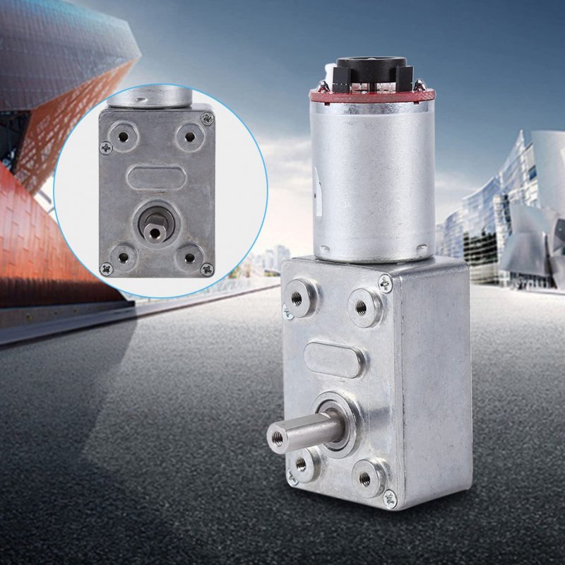 Worm Gear Box 12v Reduction Motor Stable Performance Large Torque With 1 X For A Number Of Installation The Requirement