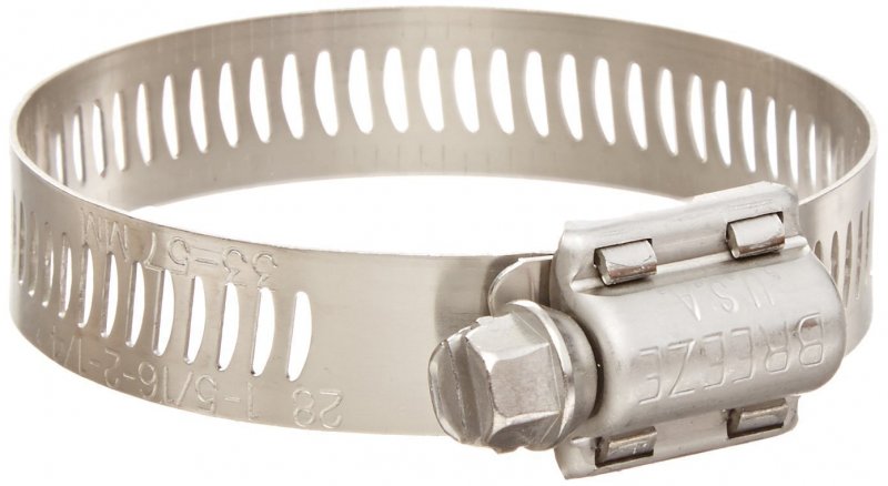 10 Pack 62064h Power Seal Worm Gear Hose Clamps Plated Screw Effective Diameter Range 3 9 16 In To 4 1 2 Stainless Steel Band