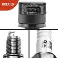 A-premium Ignition Coils And Spark Plugs Kits Compatible With Mitsubishi Galant 2004-2007 Endeavor 2004-2008 3 8l 6-pc Set