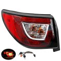 Rear Tail Light Assembly For Chevy Traverse 2013 2017 Halogen Driver Side Left Fits Ls Lt Ltz Base Premier Replaces 84266019 