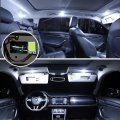 Everbright 4-pack Super White Cob 18-smd Led Panel Dome Lamp Auto Car Interior Reading Plate Light Roof Ceiling Wired With 4a 