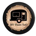 Firewood Series Rv There Yet Travel Trailer Camper Spare Tire Cover Black 35 In 