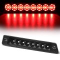 Auto Dynasty Oem Spoiler Model Led Rear Third Brake Light High Mount Stop Lamp Compatible With Ford Mustang Lx Hatchback 87-93