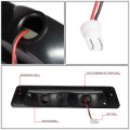 Auto Dynasty Oem Spoiler Model Led Rear Third Brake Light High Mount Stop Lamp Compatible With Ford Mustang Lx Hatchback 87-93