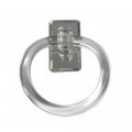 Mirart Self-stick Acrylic Mirror Hand Face Towel Ring 