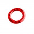 Nvcnx Car Engine Start Stop Switch Push Button Ignition Key Ring Frame Cover Interior Trim Real Premium Soft Carbon Fiber
