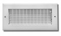 20 X 6 Adjustable Air Supply Diffuser Hvac Vent Cover Sidewall Or Ceiling Grille Register High Airflow White Outer Dimensions 