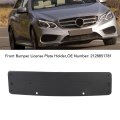 Front Bumper License Plate Holder Abs Material Stable Support For Eclass W212 Amgline 2014 To 2016