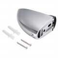 Glass Shelf Bracket Wall Mount Adjustable Zinc Alloy Bright Chrome Holder For 3-33mm Thickness 2pcs