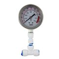 Water Pressure Gauge Meter 0 To 1 6mpa 220psi For Reverse Osmosis System Pump 3 8 In Quick Connect Fitting 2 Diameter Stainless 
