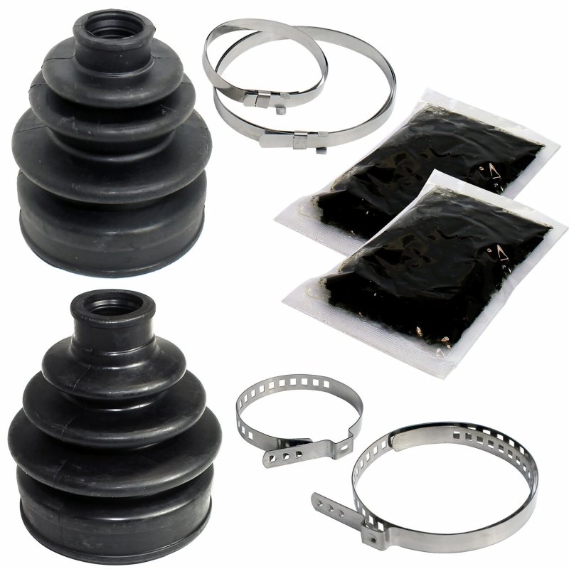 Front Axle Inner Outer Cv Boot Kit For Kawasaki Mule 3010 Kaf620ej J K 4x4 2001-2008