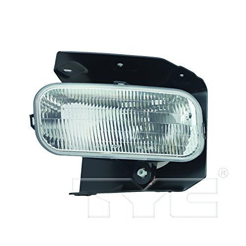 Left Replacement Fog Lamp For Ford 19-5432-00-1 Driver Side Waterproof Clear Plastic Lens Matte Finish
