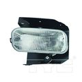 Left Replacement Fog Lamp For Ford 19-5432-00-1 Driver Side Waterproof Clear Plastic Lens Matte Finish 