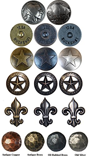 25 Small Clavos Rustic Hamered Nailheads In Antique Copper About 3 4 Inch