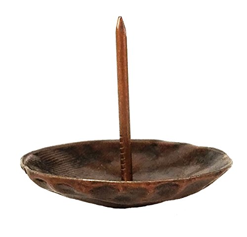 25 Small Clavos Rustic Hamered Nailheads In Antique Copper About 3 4 Inch