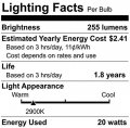 Satco S4354 12v 20-watt Mr16 Gx5 3 Base Light Bulb Frosted