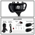 Acanii For 2019-2022 Ford Ranger Oe Style Halogen Bumper Fog Lights Driving Lamps W Switch And Kits Pair Left Right