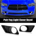 Pair Left Driver Rig Passenger Side Fog Light Cover Bezel For Dodge Charger Se T Sxt Plus R T 2011-2014 Ch1038133 Ch1039133