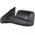 Towing Mirror For 2002-2008 Dodge Ram 1500 2003-2009 2500 3500 Tow With Power Adjusted Heated No Turn Signal Light Black