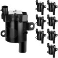 4-pins Uf262 2004-2005 For Buick Rainier 3l V8 2002-2005 Cadillac Escalade 5 Ignition Coil Replacement 8 Ignition Packs