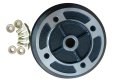 Wantone Racing Front Brake Drum Hub 41038-1227 With Lug Bolts Replacement For 1994-2000 Kawasaki Mule 2010 2020 2030 2500 2510 