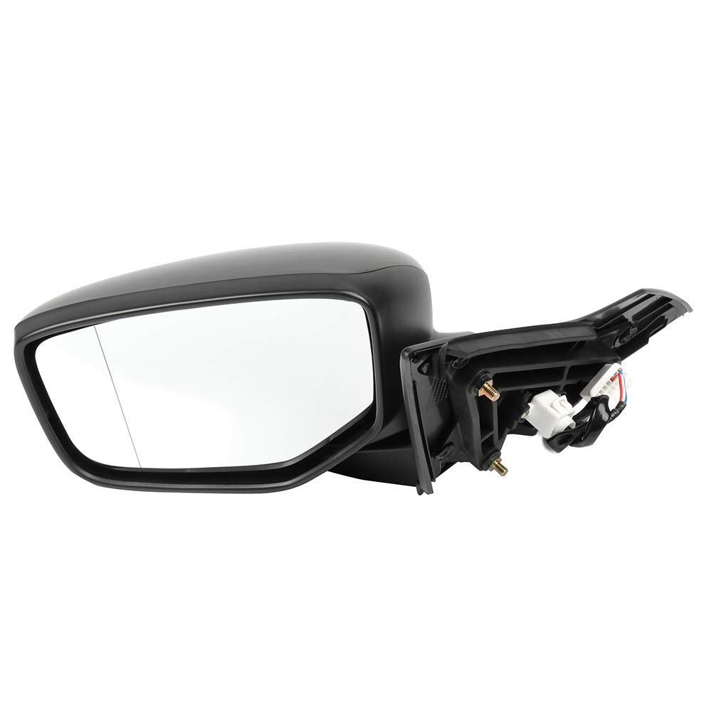 Left Side Mirror For 2013 2017 Honda Accord Black Smooth Glass Power Adjustment Manual Folding Flat Lens